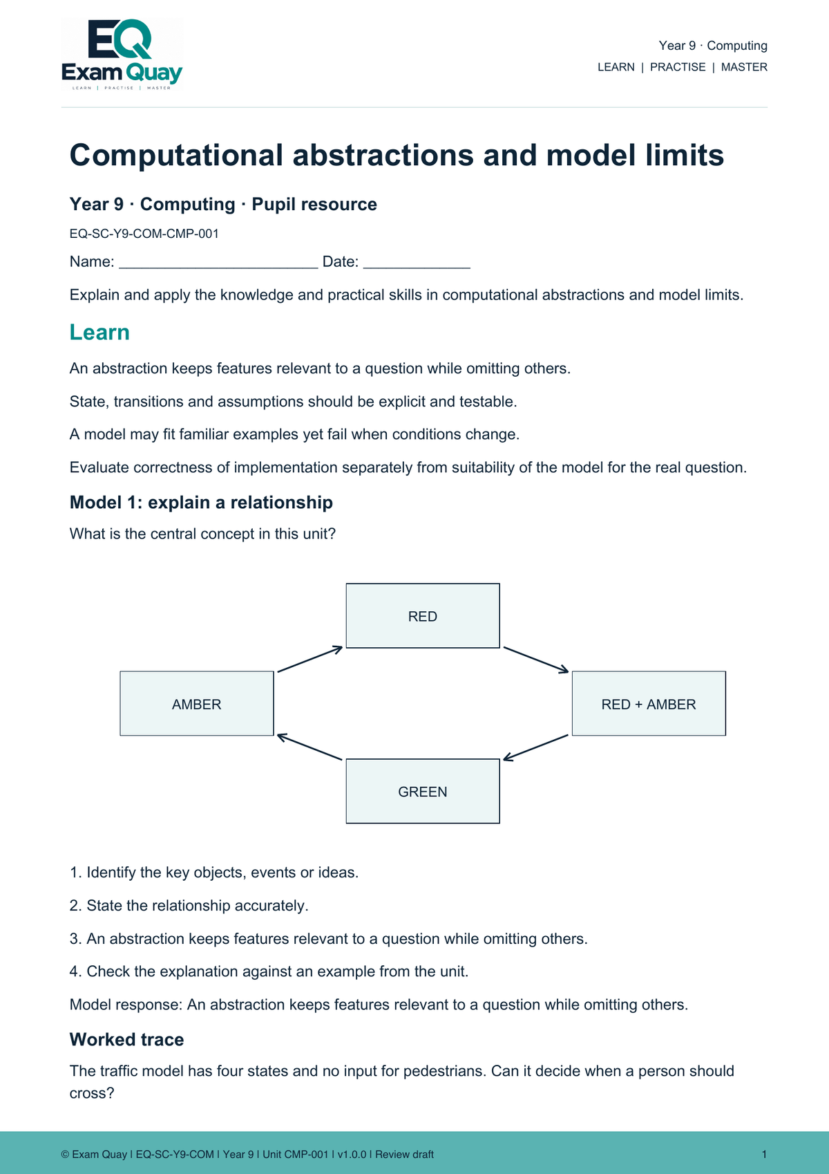 Year 9 Computing | Exam Quay School Curriculum